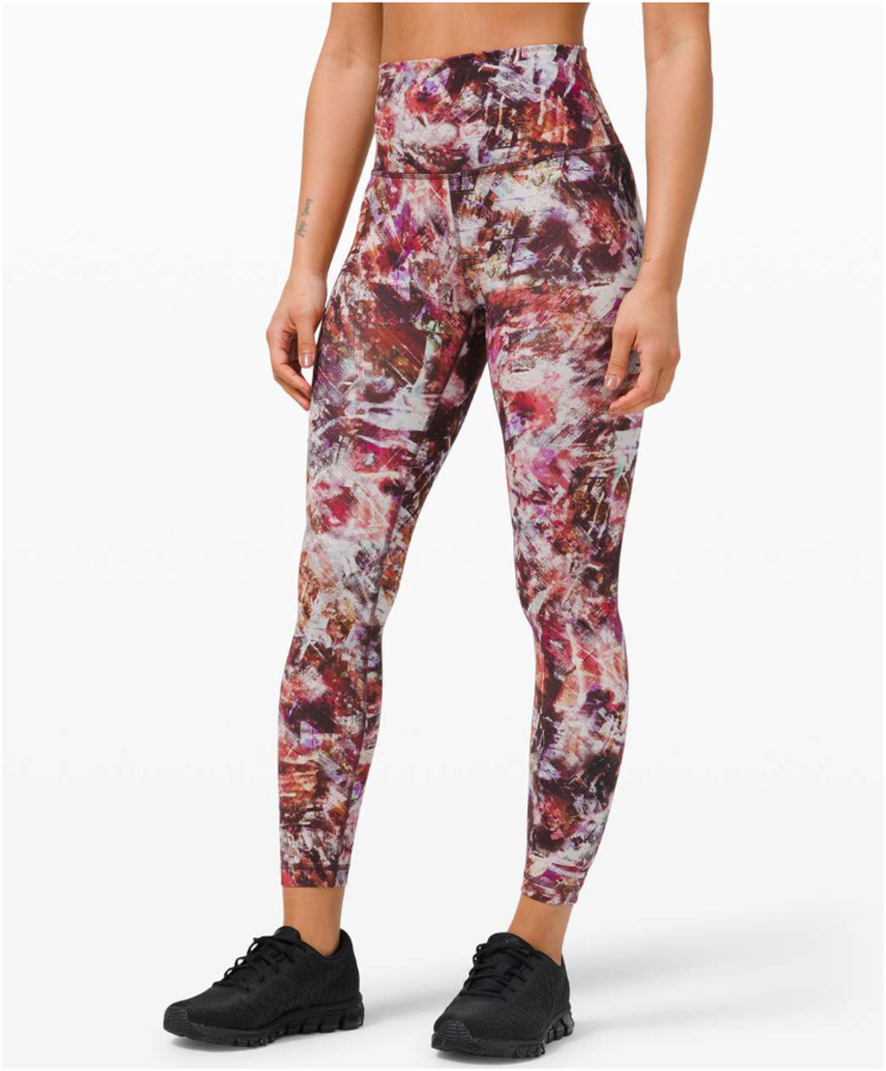 Lululemon Wunder Train Tight Womens High Rise 8 Urbantricity Multi Training
